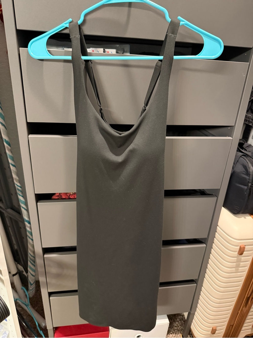 Uniqlo Airism Soft mini bra dress black